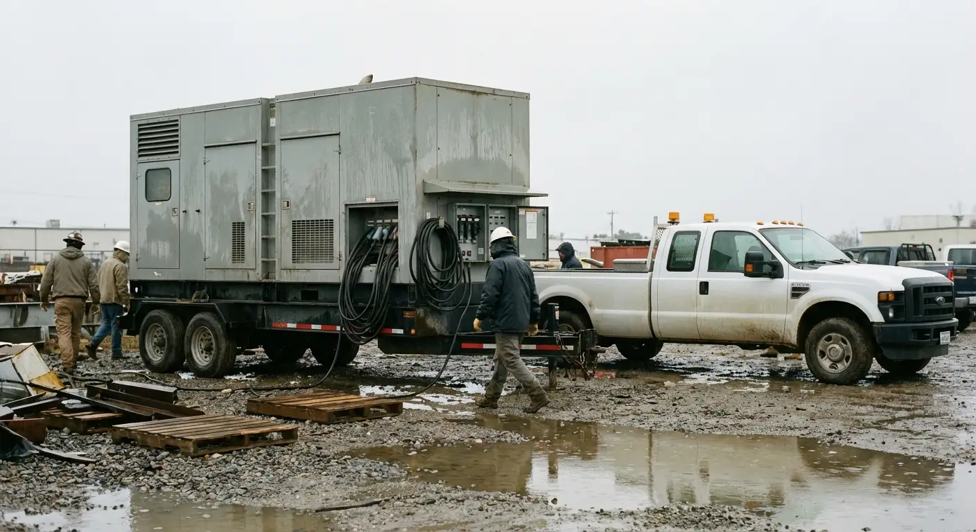 Commercial generator rental unit ready for deployment in Grand Junction, CO