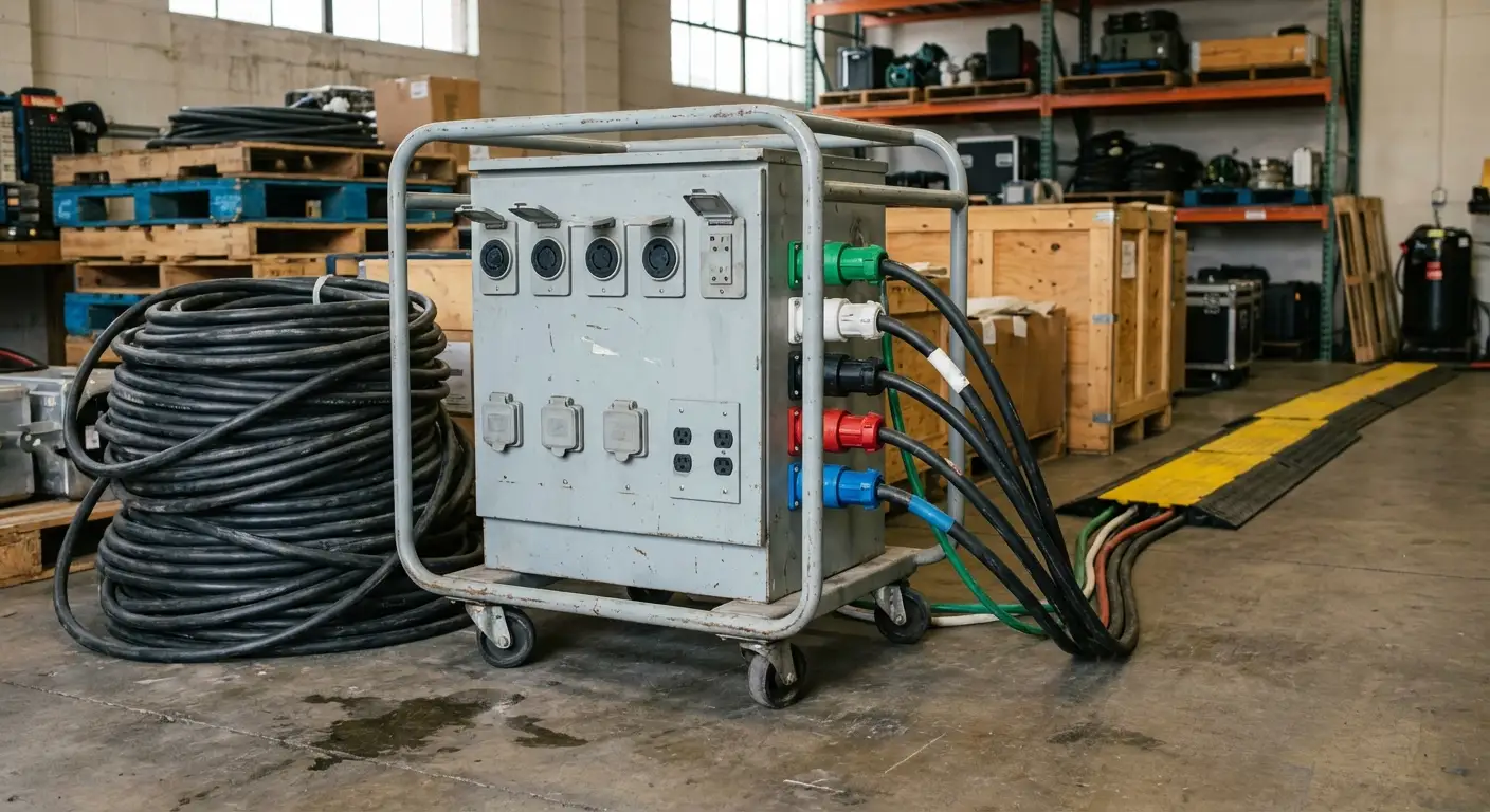 Commercial power distribution equipment ready for deployment in Grand Junction, CO