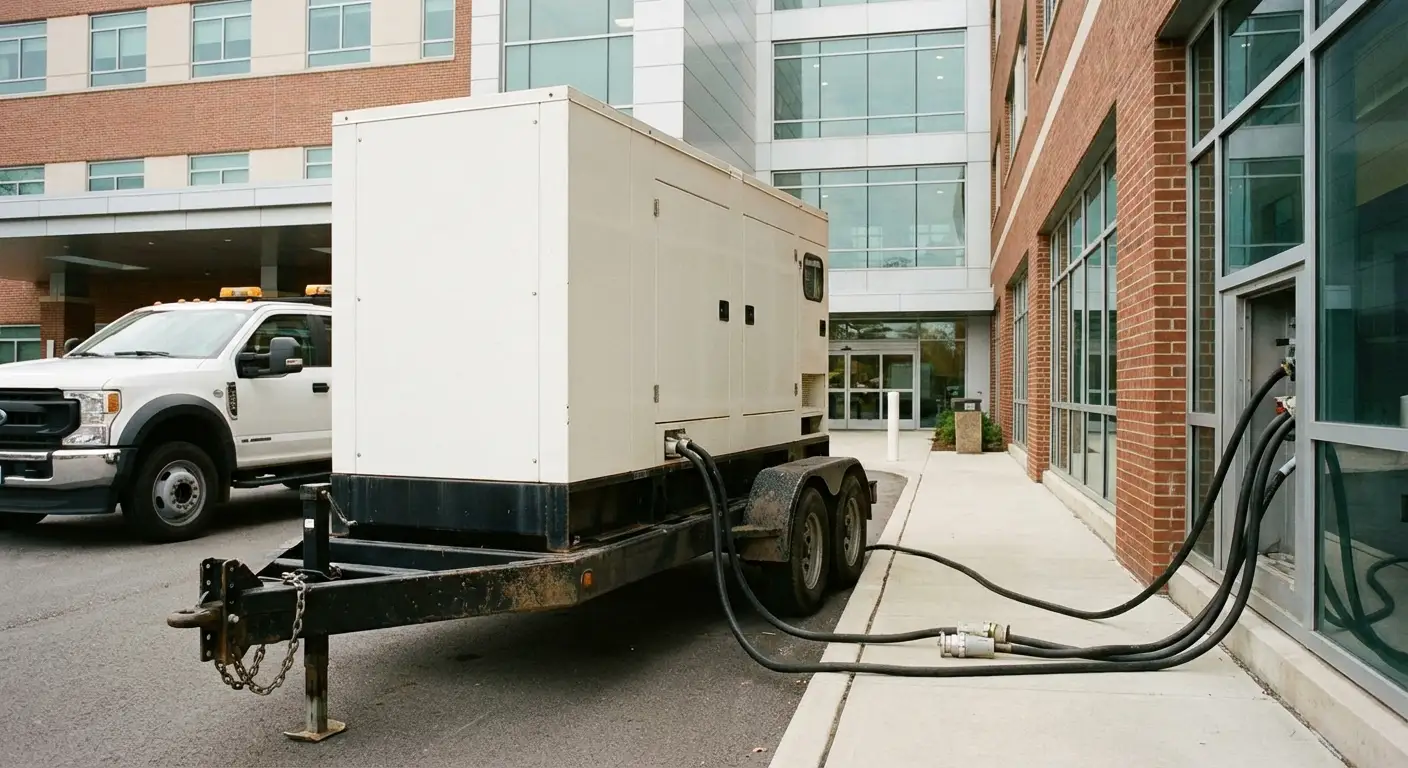 Commercial generator rental equipment ready for deployment in Grand Junction, CO