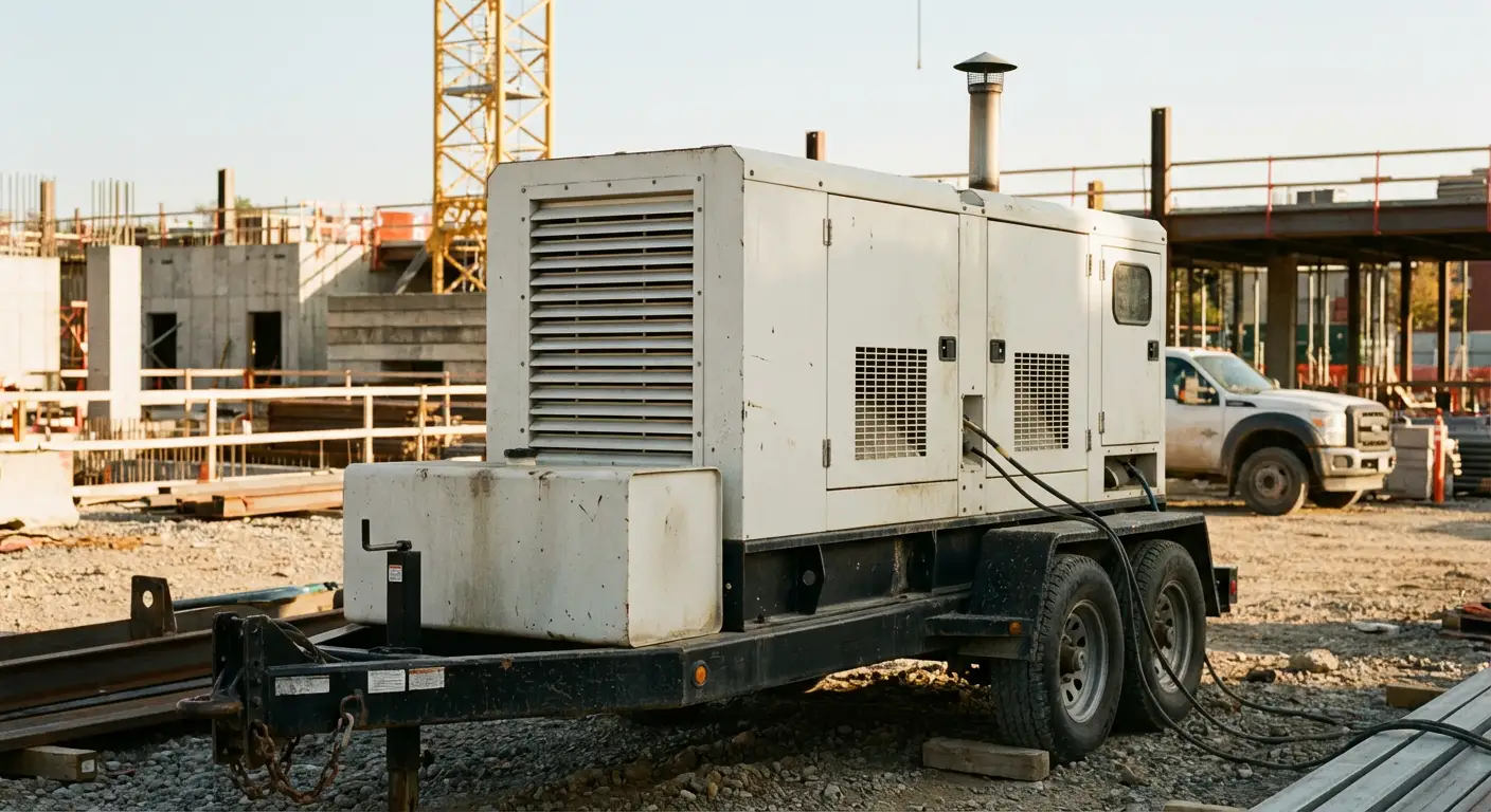 Construction generator rental background in Grand Junction, CO