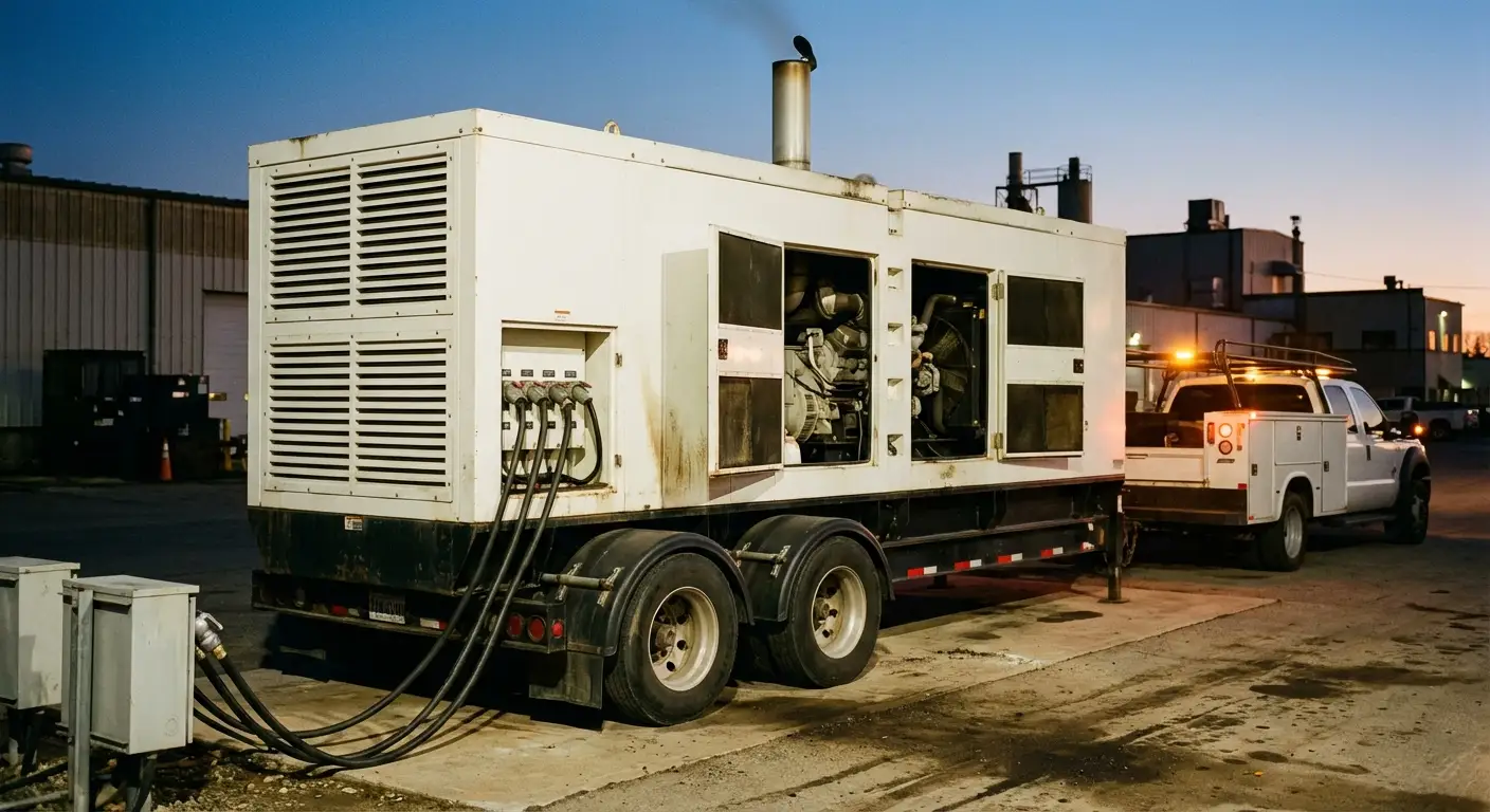 Commercial generator rental background in Grand Junction, CO