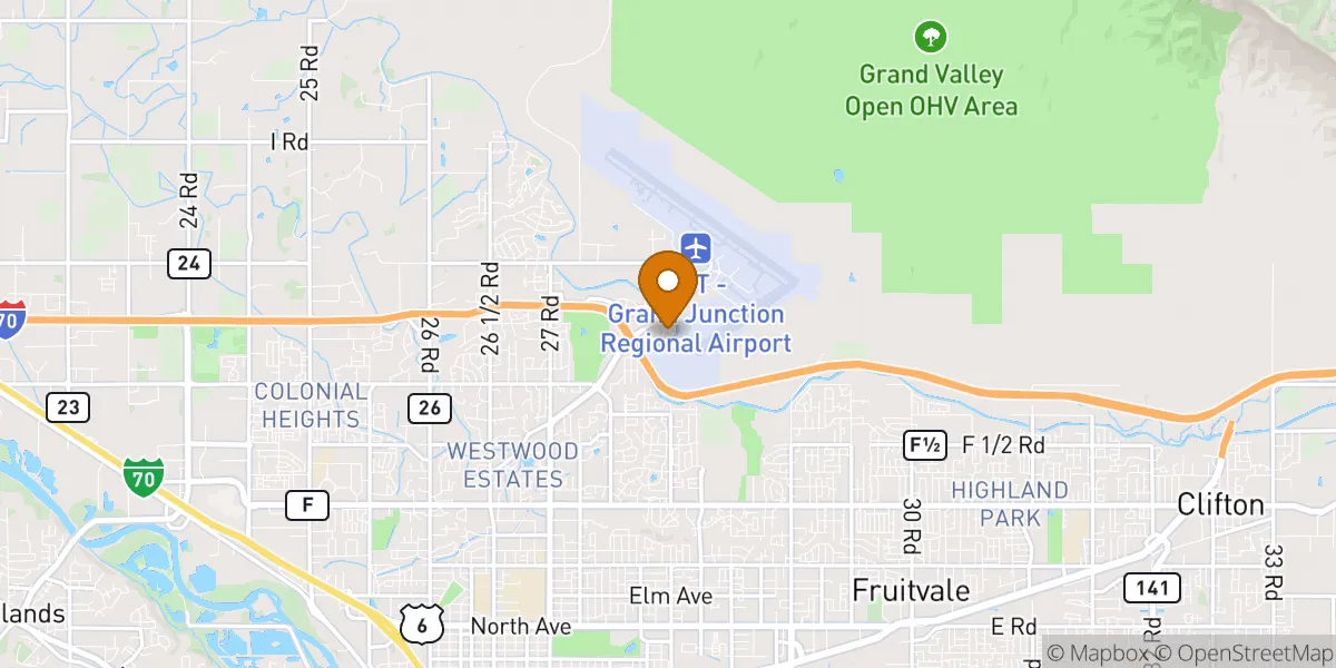 Lincoln Park neighborhood map in Grand Junction, CO